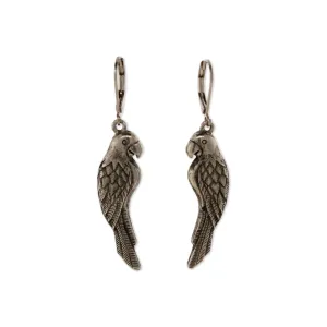 1928 Jewelry&reg; Pewter Parrot Earrings