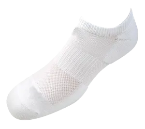 2ndWind Recovery Titanium-Infused No Show Socks | White - 2 Pack