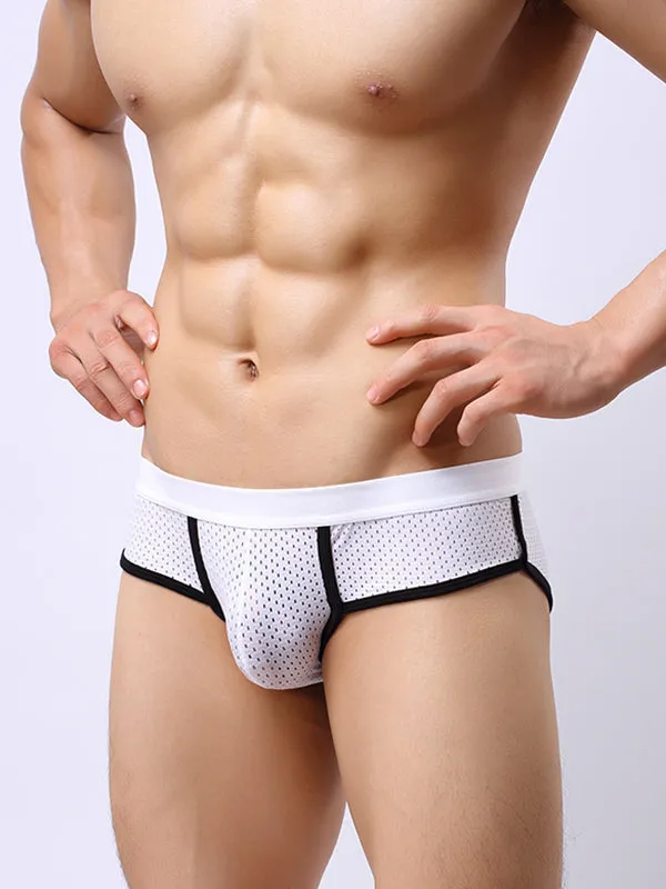 4 Pack Mesh Breathable Supportive Pouch Briefs