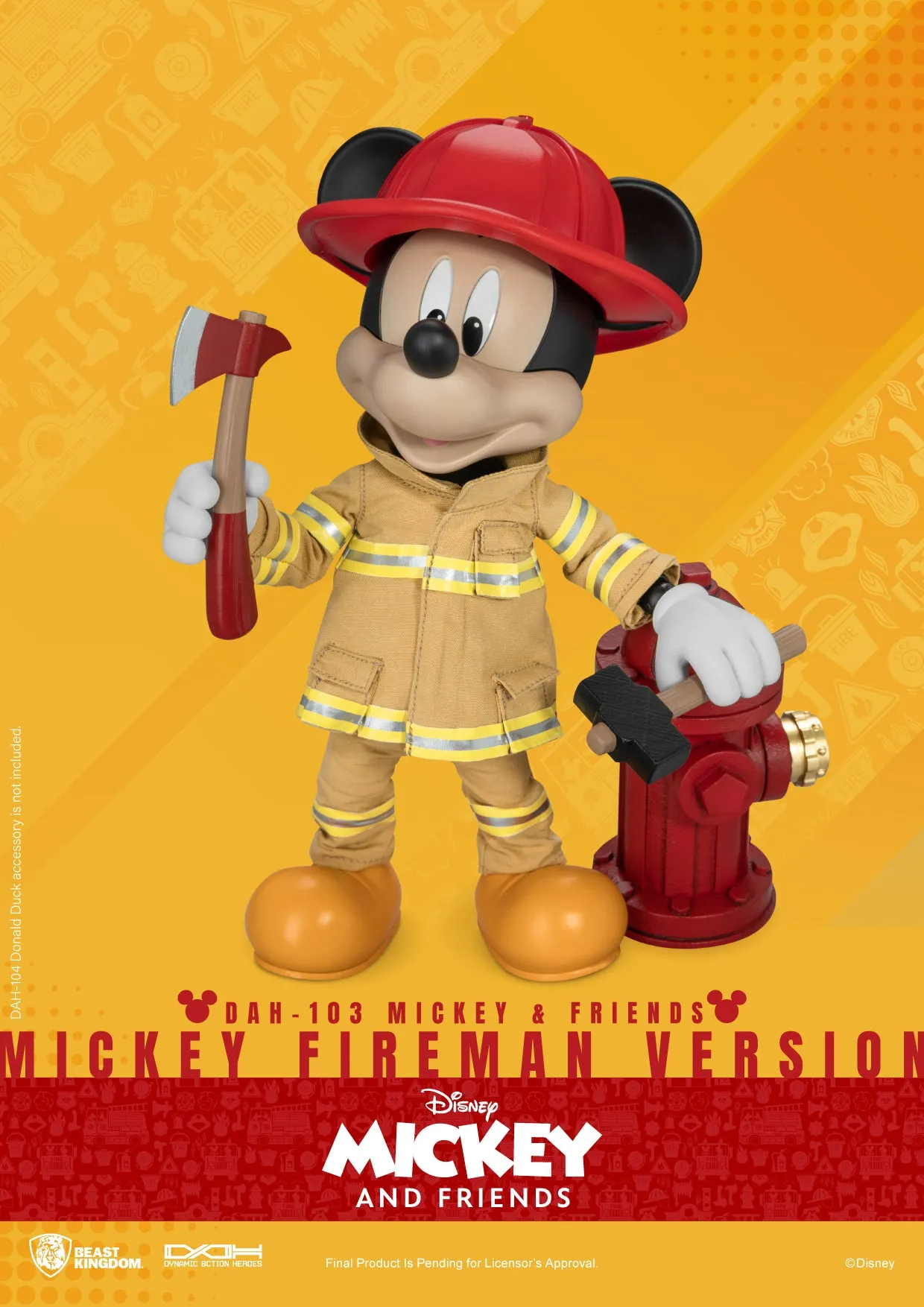 Beast Kingdom DAH-103 Mickey & Friends Mickey Fireman version