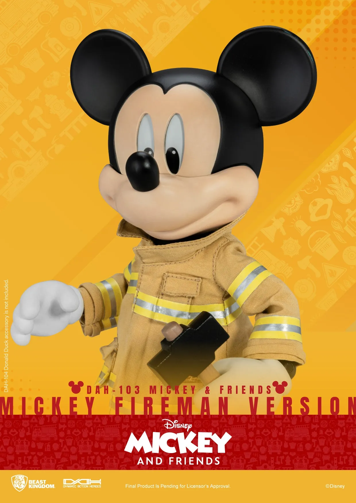 Beast Kingdom DAH-103 Mickey & Friends Mickey Fireman version