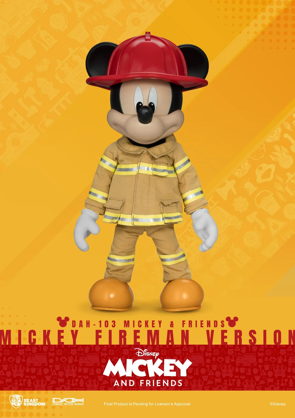 Beast Kingdom DAH-103 Mickey & Friends Mickey Fireman version