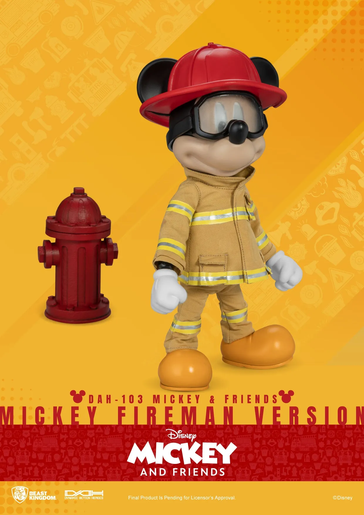 Beast Kingdom DAH-103 Mickey & Friends Mickey Fireman version