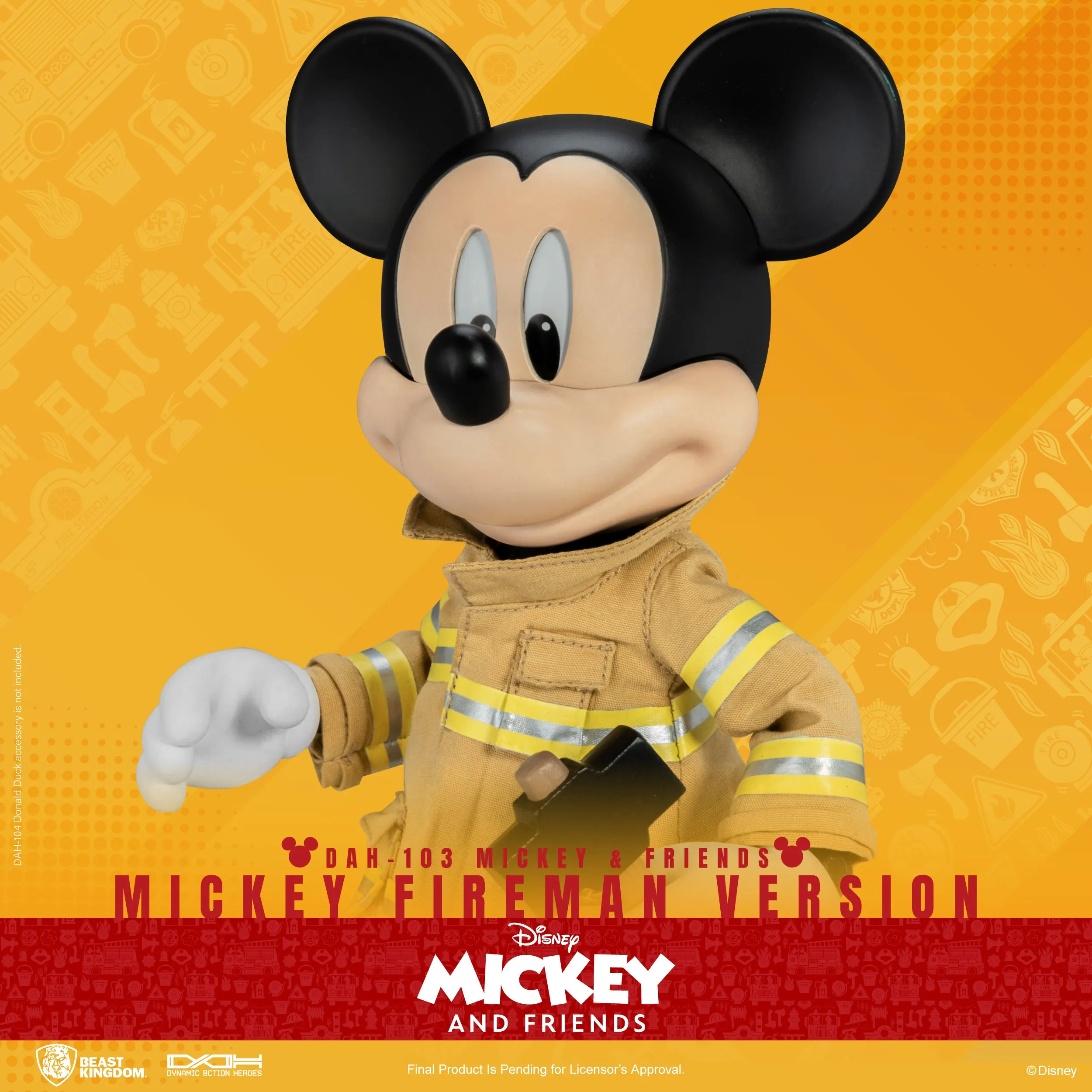 Beast Kingdom DAH-103 Mickey & Friends Mickey Fireman version