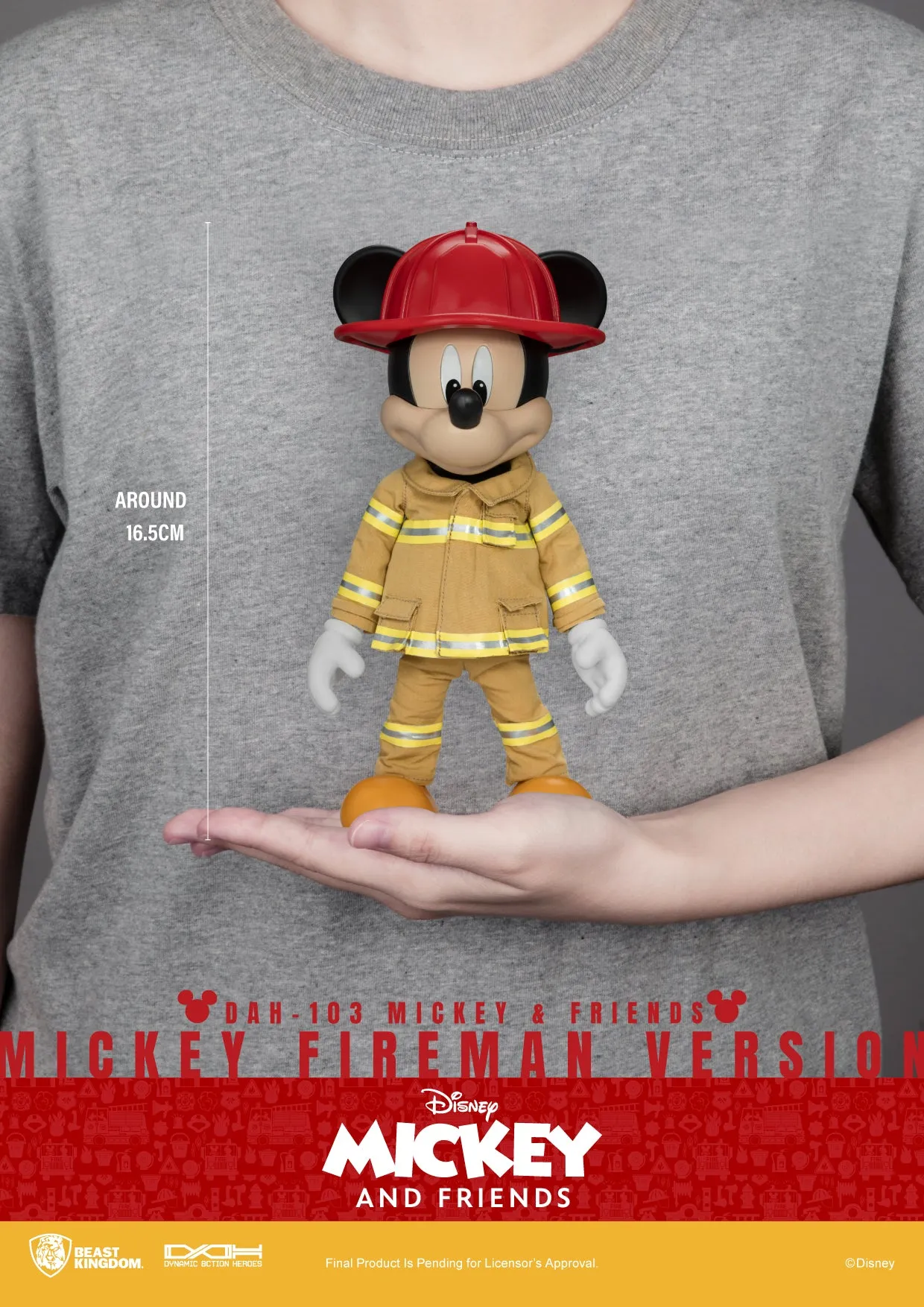 Beast Kingdom DAH-103 Mickey & Friends Mickey Fireman version