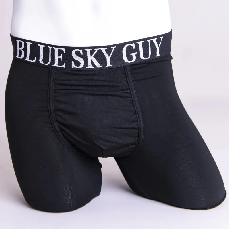 Blue Sky Middle Man Boxer Briefs Black