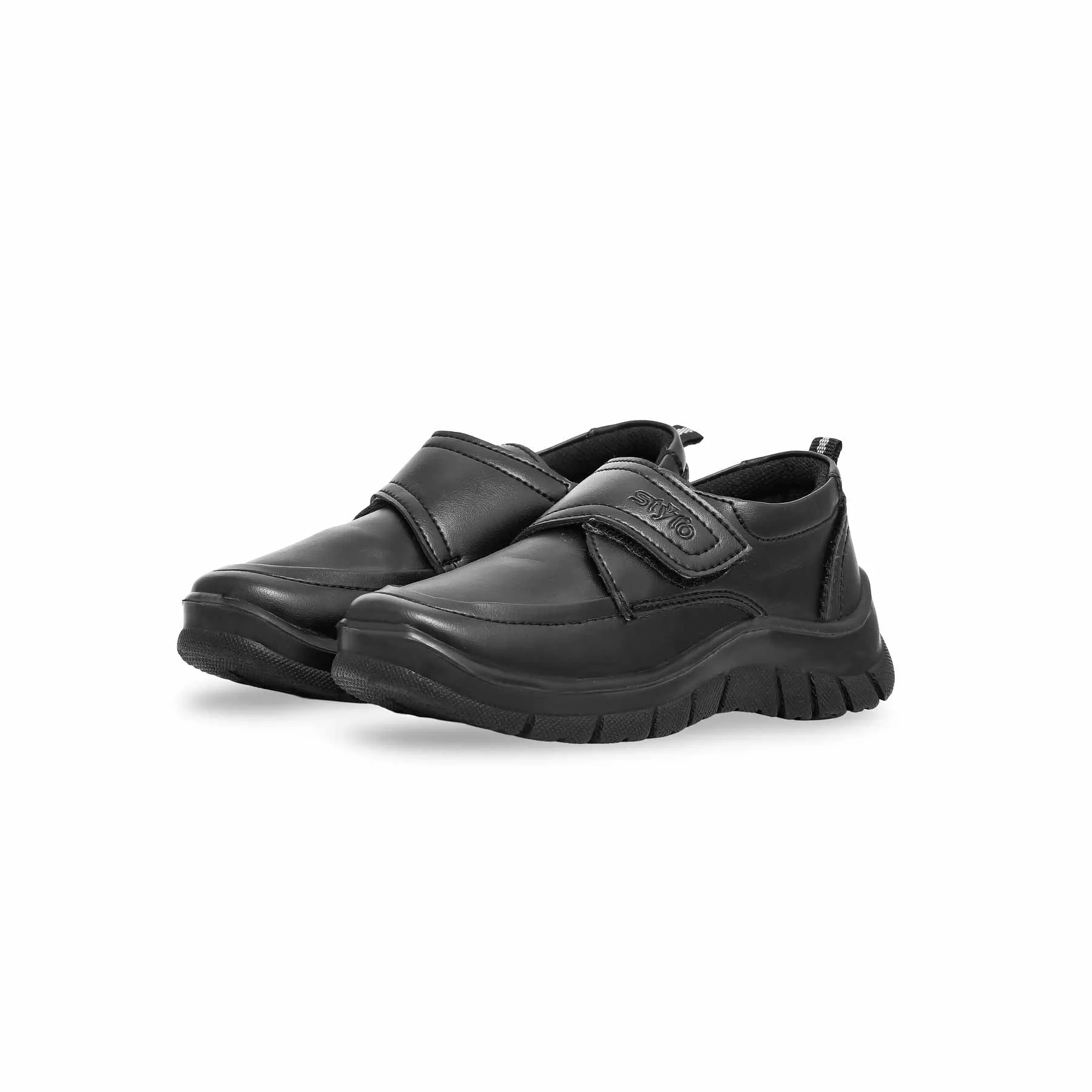 Boys Black School Shoes SK1085