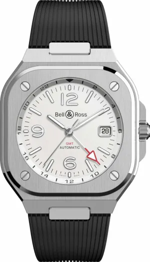 BR Watch BR 5 GMT White Rubber