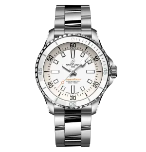 Breitling Superocean Automatic 36 Watch with White Dial