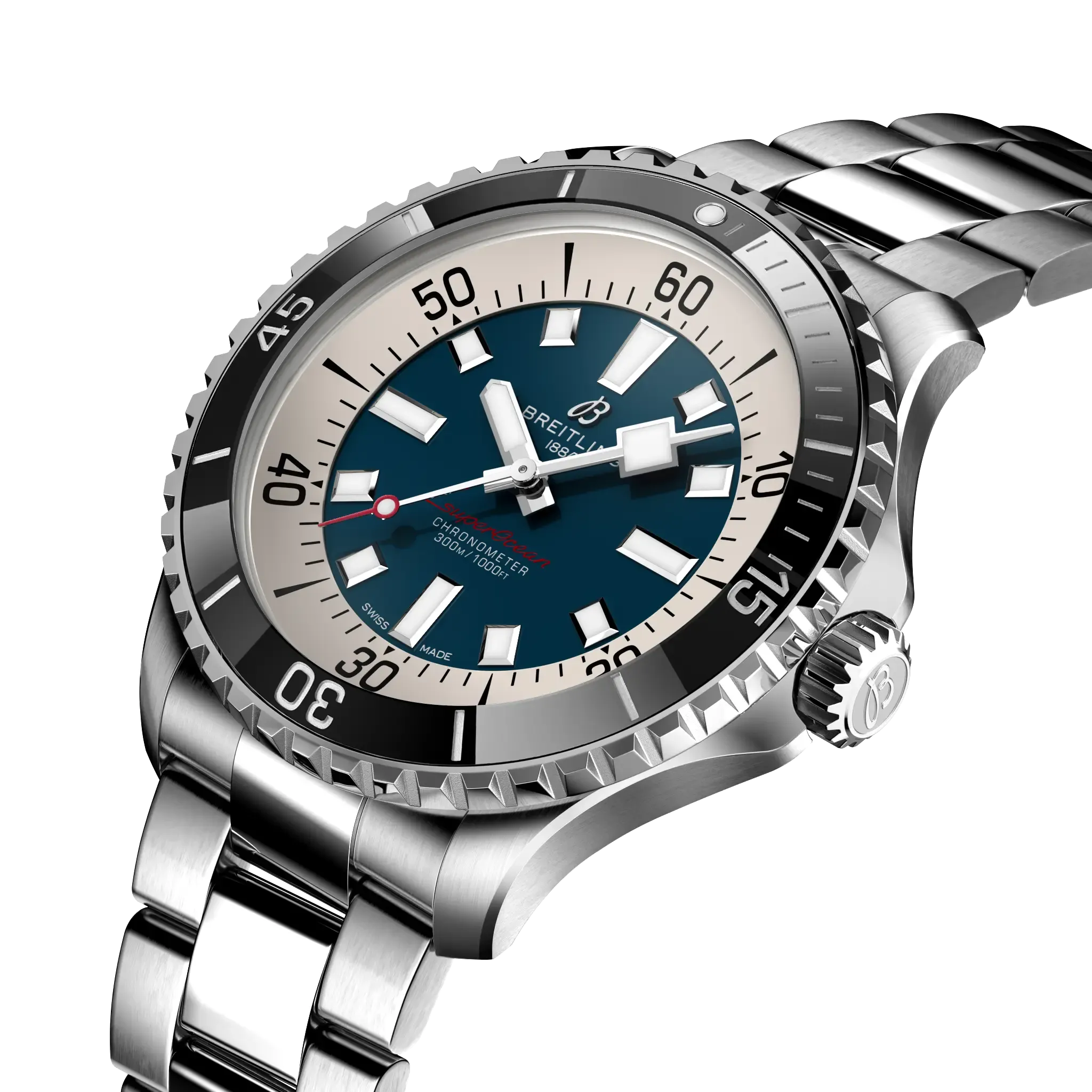 Breitling Superocean Automatic 44 Watch with Dark Blue Dial