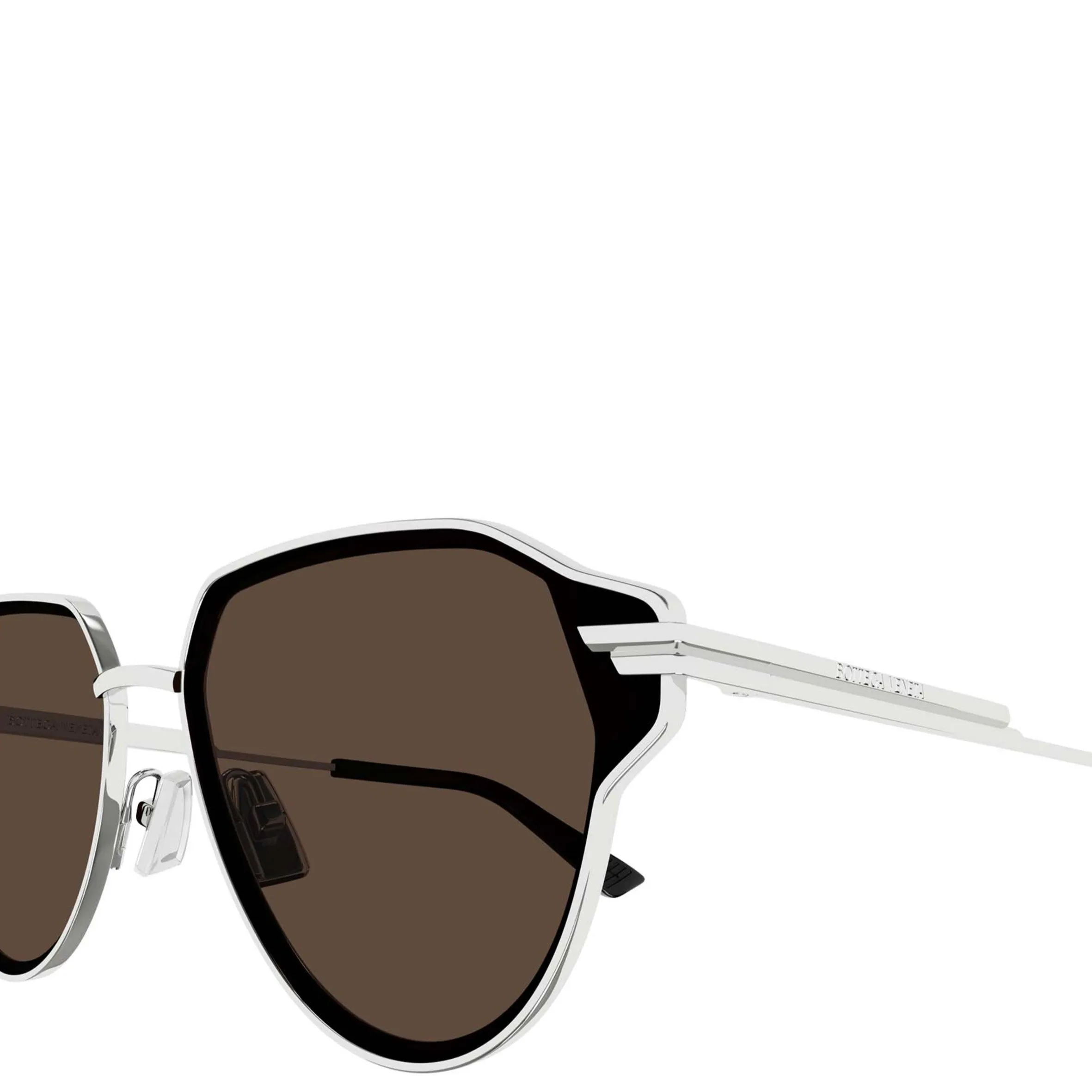 BV 1271S Glaze Metal Aviator, Silver