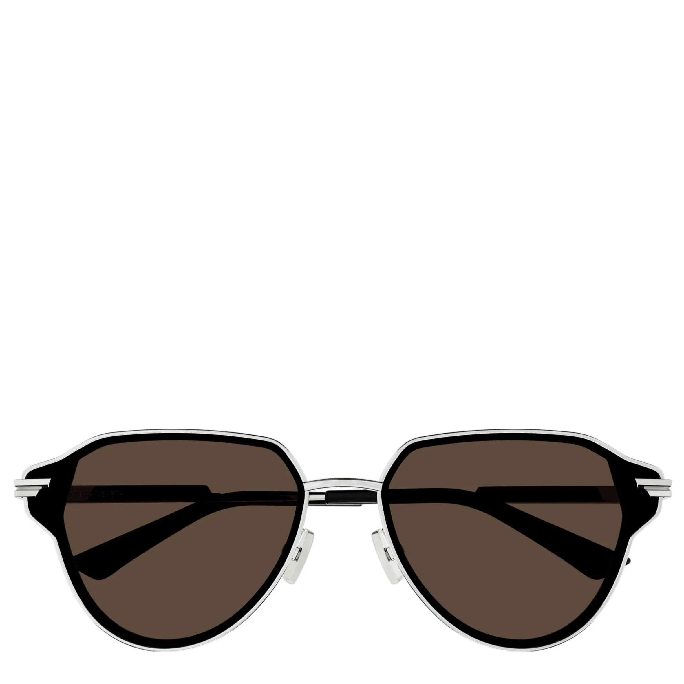 BV 1271S Glaze Metal Aviator, Silver