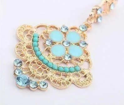 Charlotte's Oceanside Aqua Chandelier Earrings