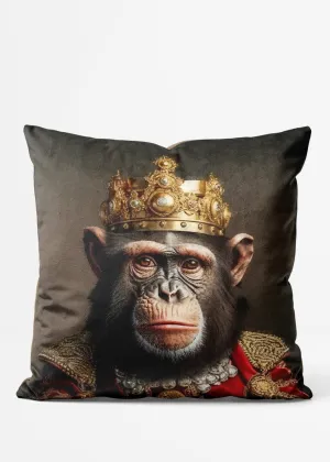 Chimpanzee Animal Portrait Cushion