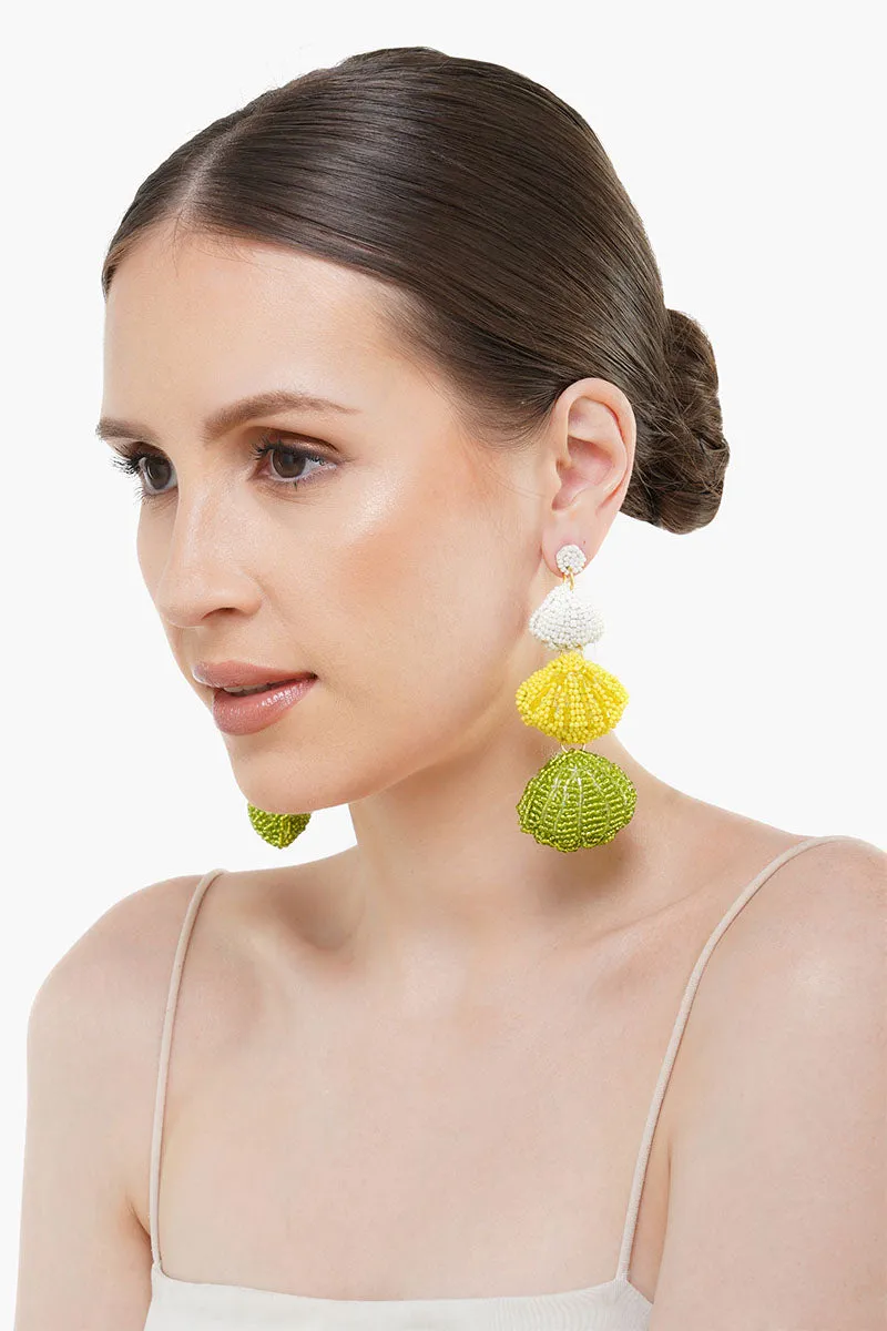 Citrus Seashell Earring