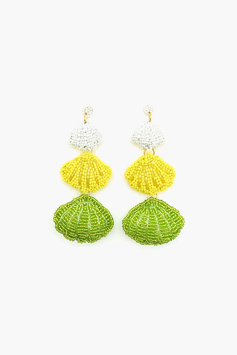 Citrus Seashell Earring