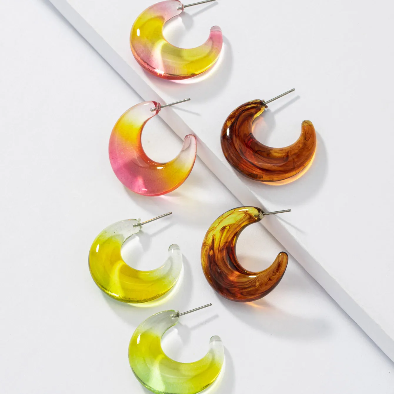 Colorful Earrings Set - Vienna Verve Collection