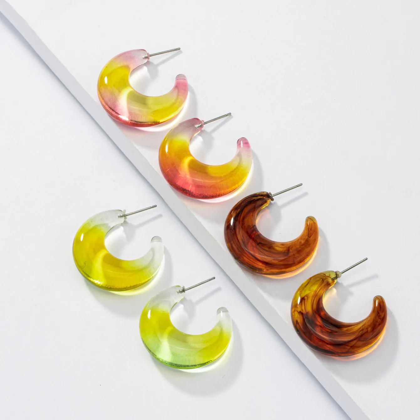 Colorful Earrings Set - Vienna Verve Collection