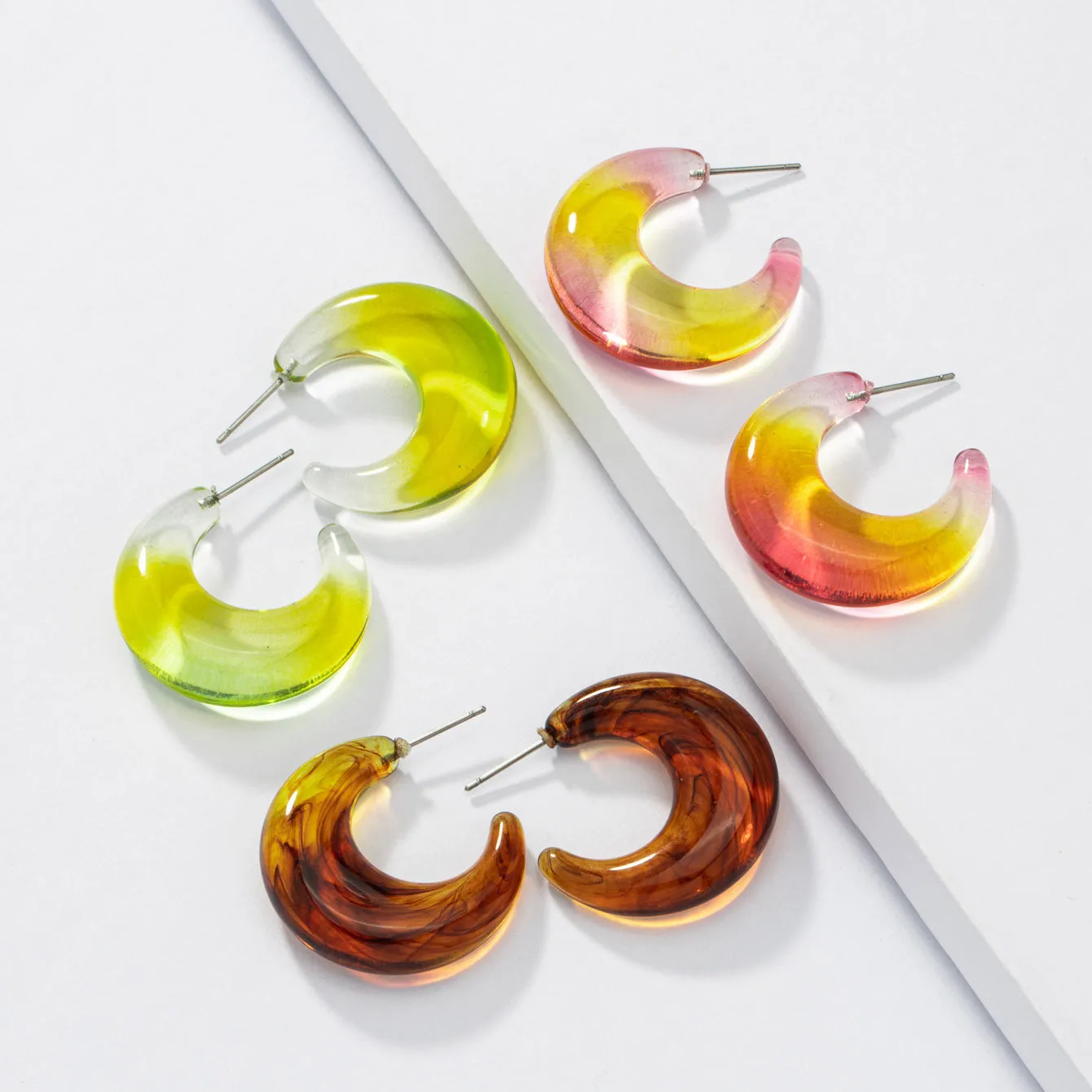 Colorful Earrings Set - Vienna Verve Collection