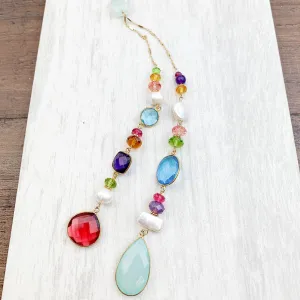 Colorful Natalie Lariat Necklace