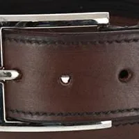 CTM® Men's Leather Money Belt with Interior Zipper