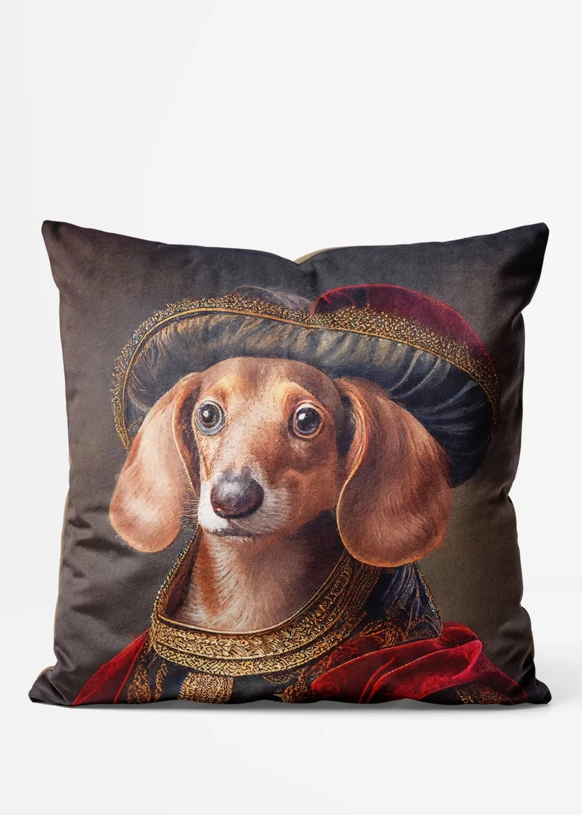 Dachshund Animal Portrait Cushion