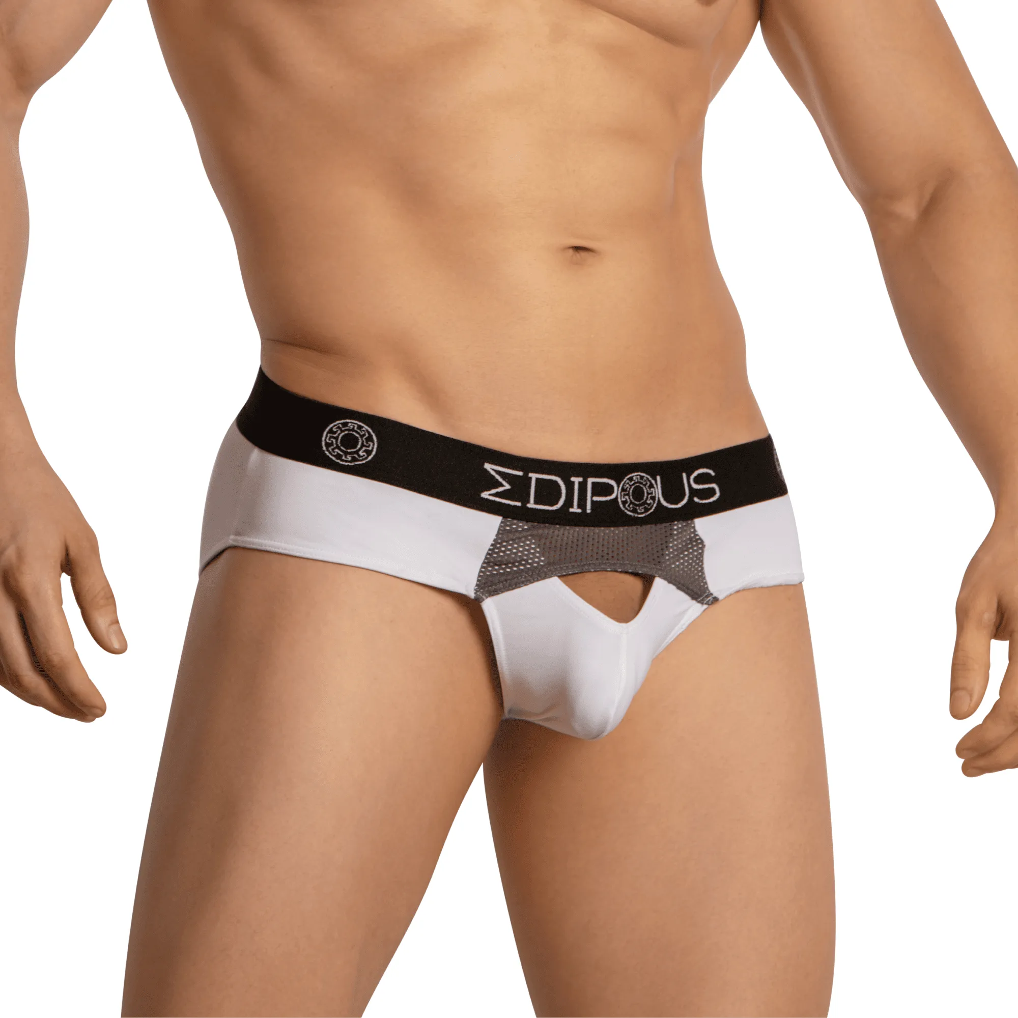 Edipous Briefs for Men Open Front DJ023