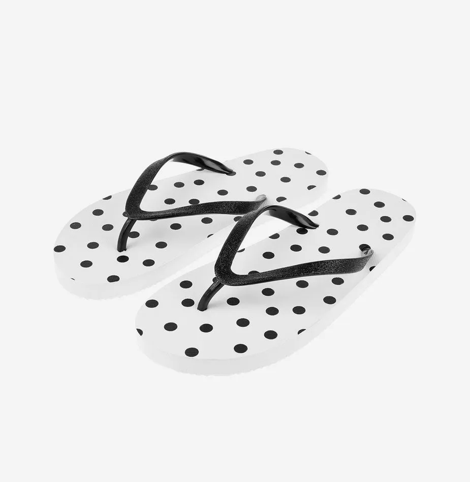 EVA Polka Dot Print Flip Flops