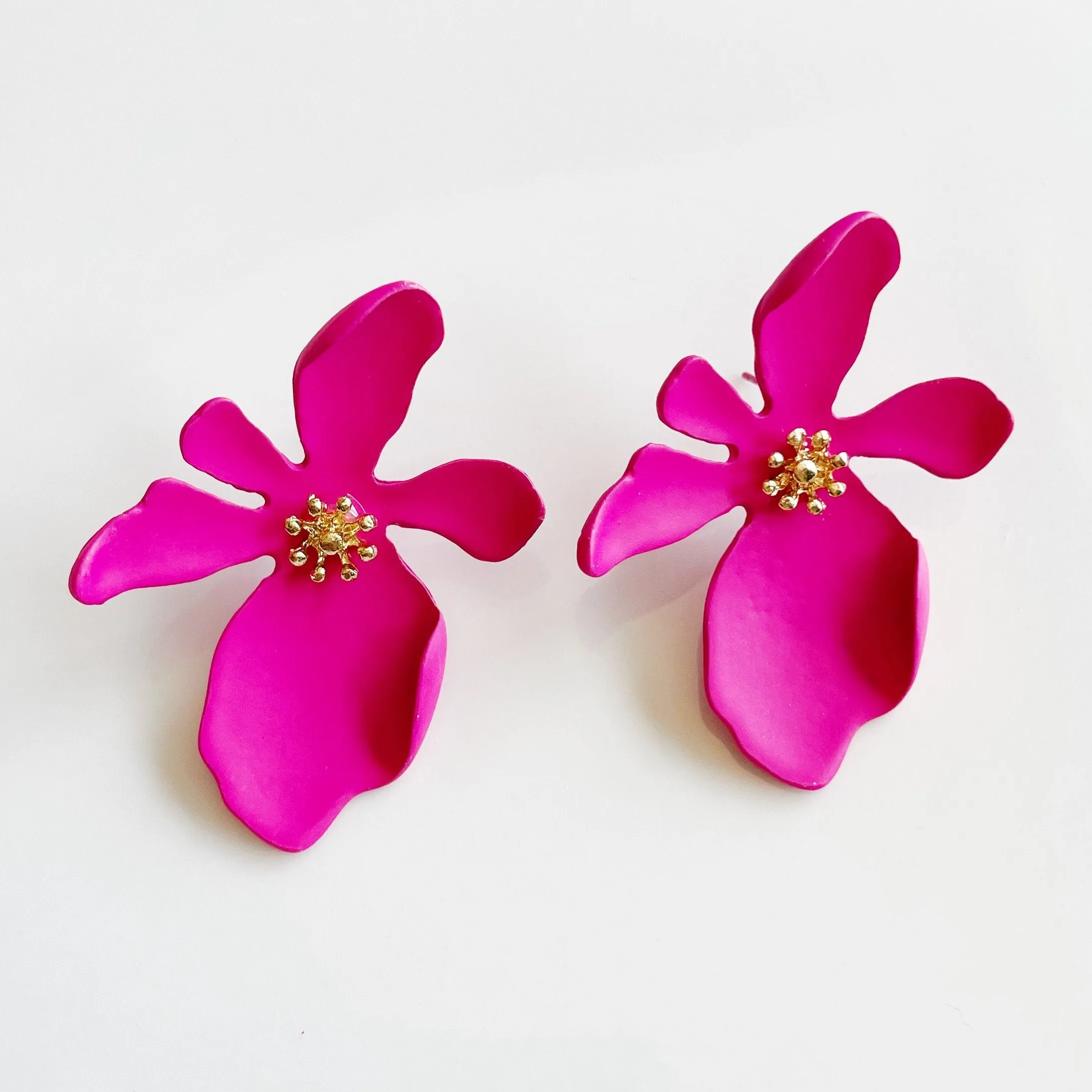 Exotic Flower Bloom Earrings