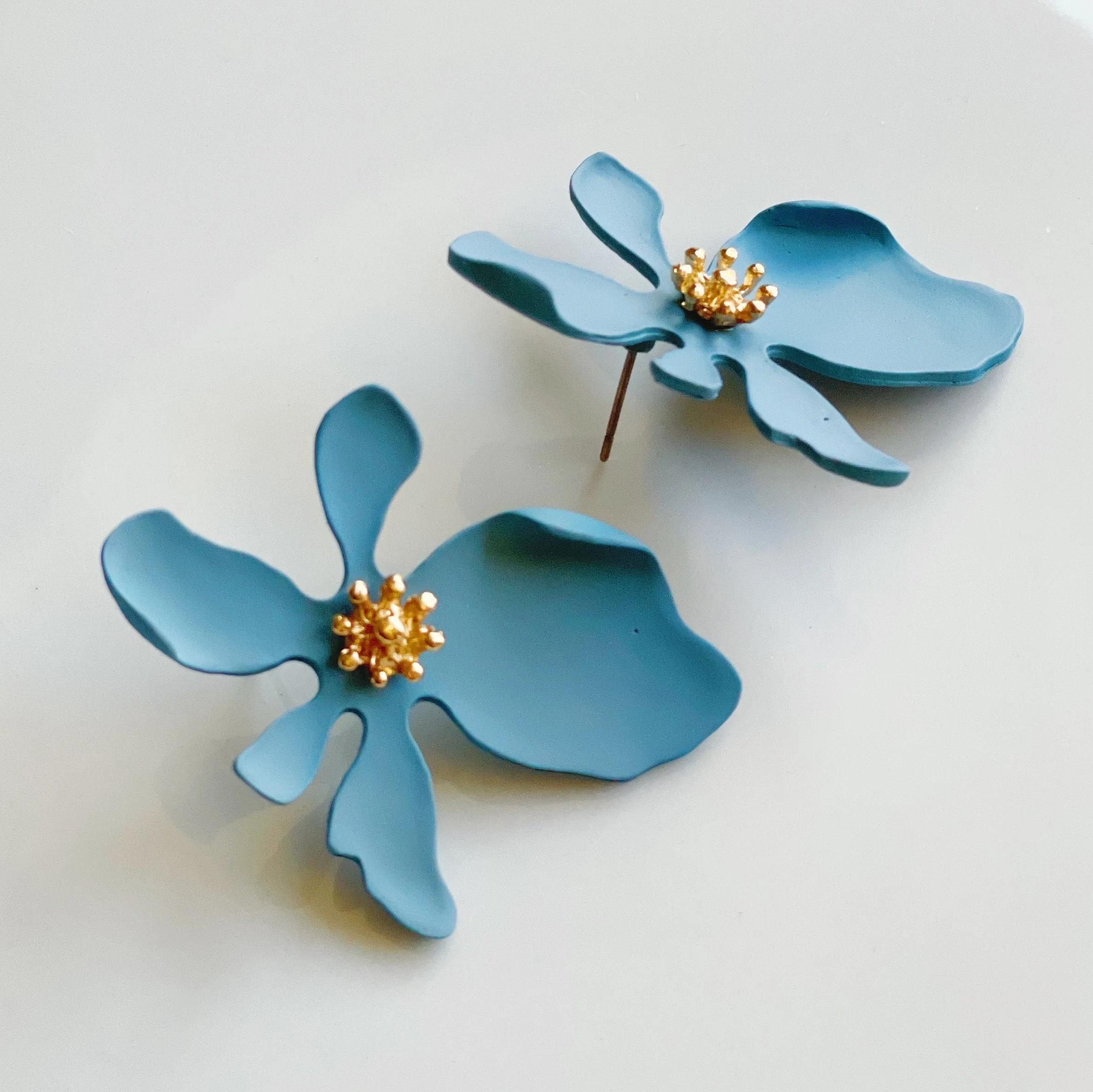 Exotic Flower Bloom Earrings