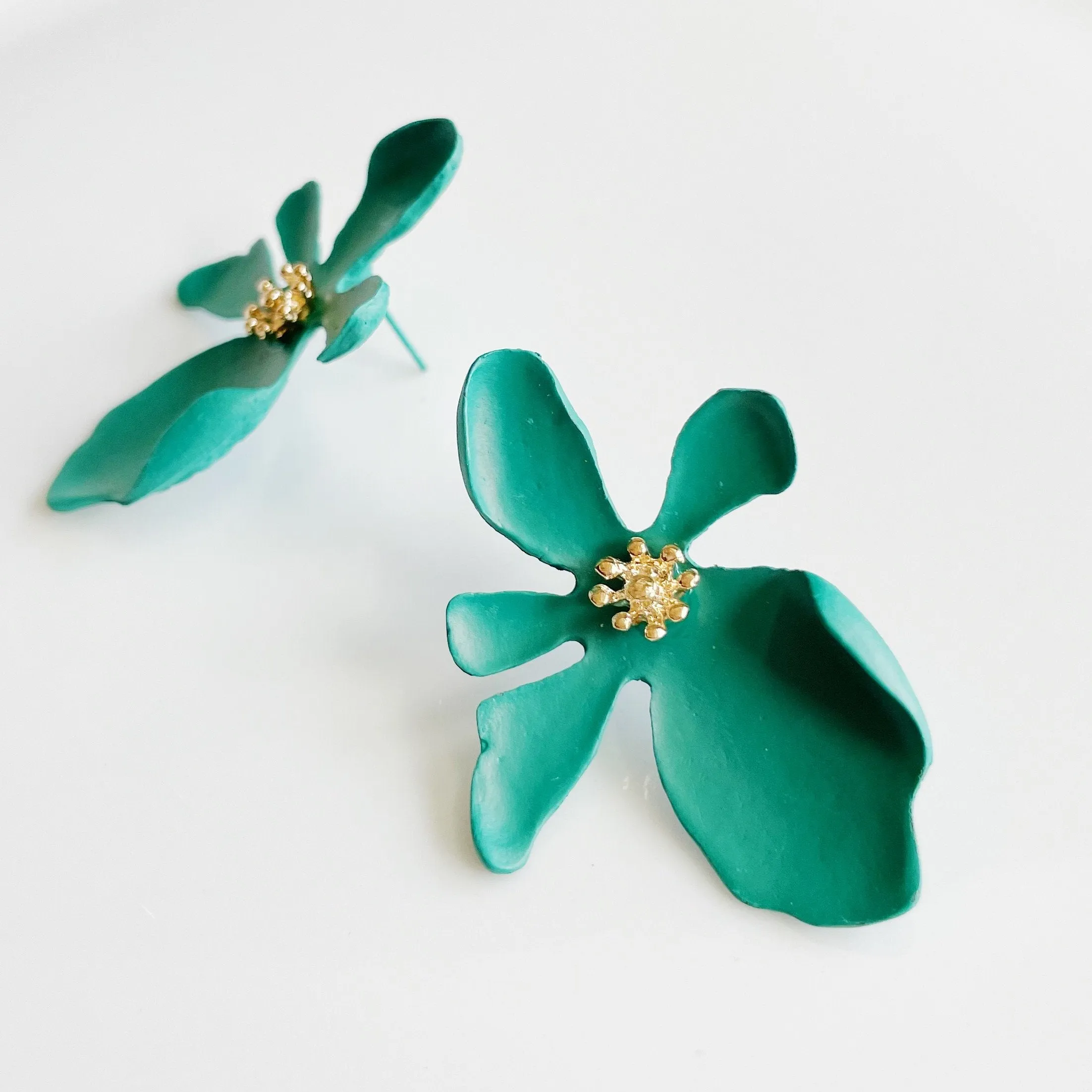 Exotic Flower Bloom Earrings