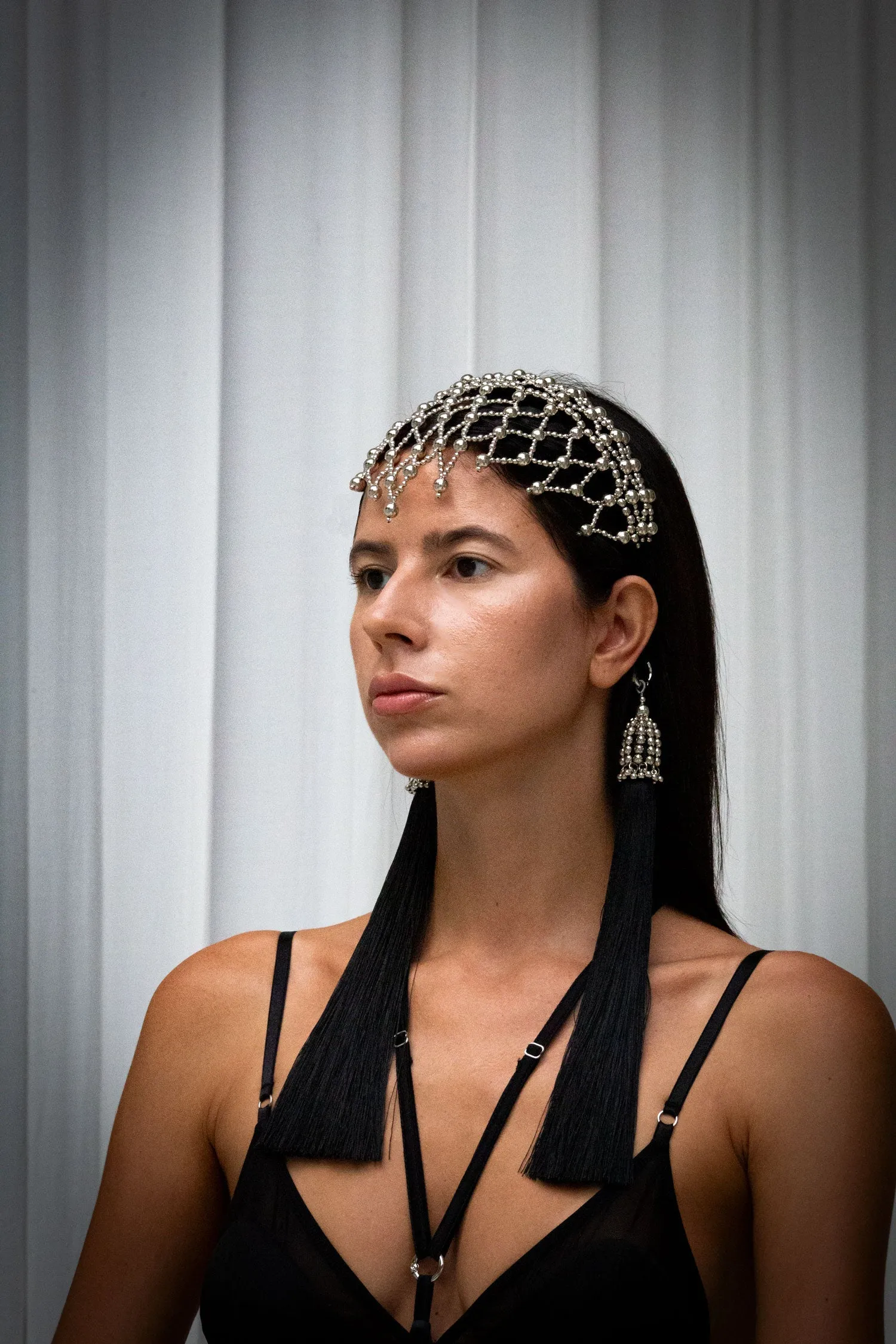 Freja Head Band in Silver