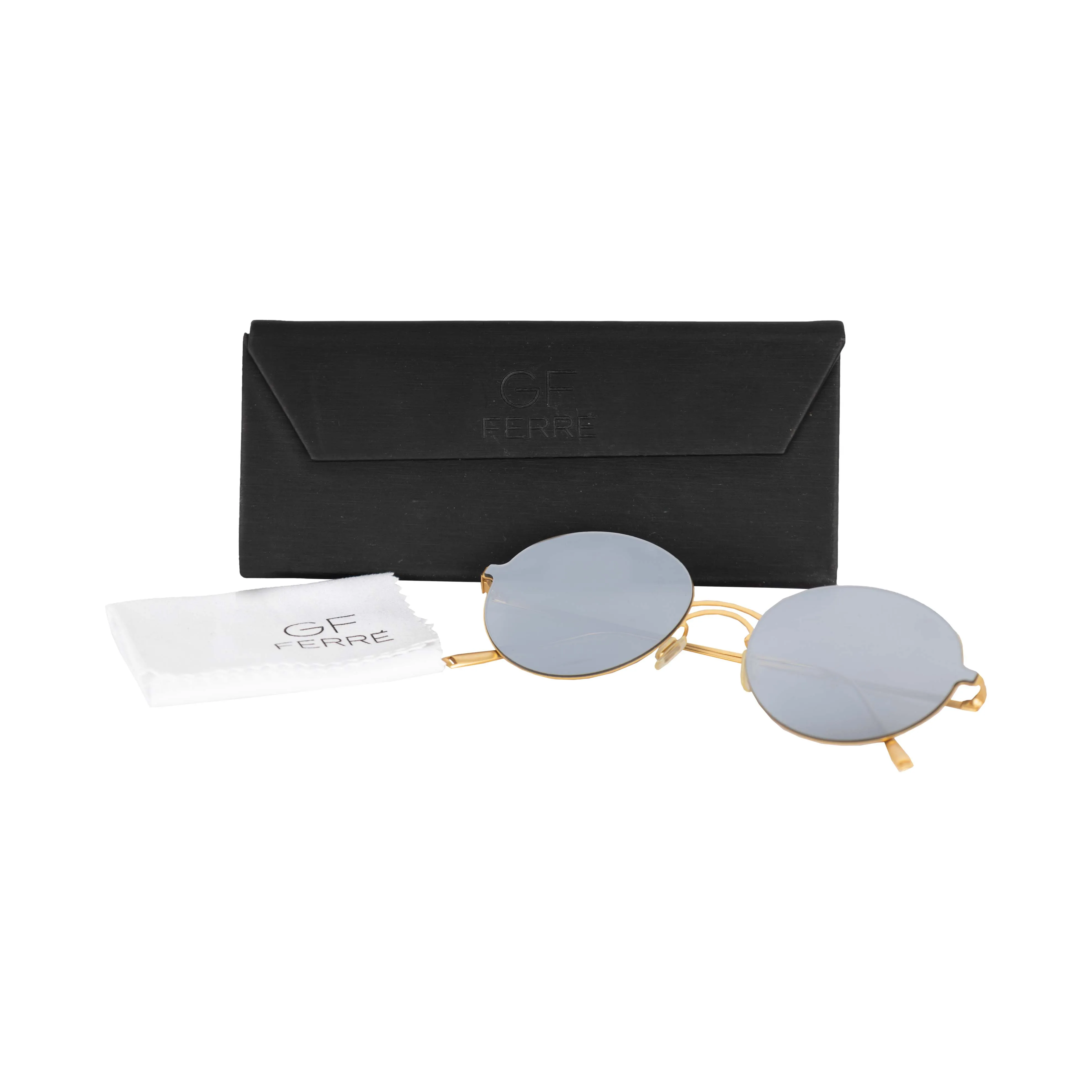 Gianfranco Ferré Wire Rimmed Round Sunglasses - '10s