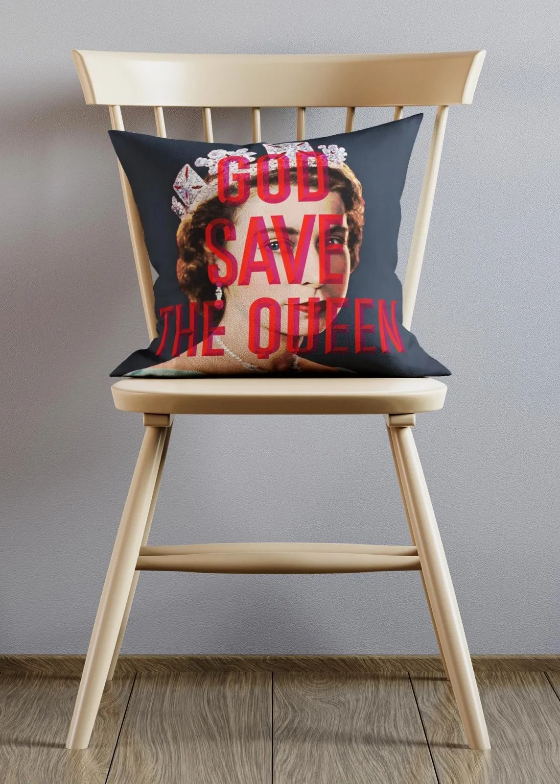 God Save The Queen Jubilee Cushion