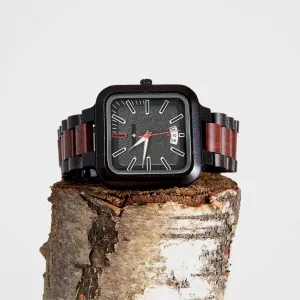 Handmade Wooden Wristwatch For Men: The Hickory