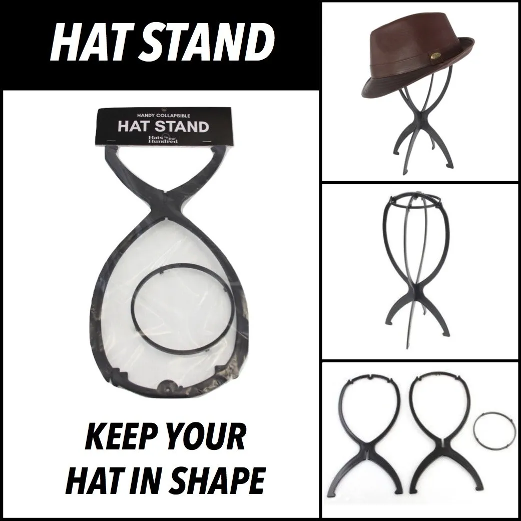 Handy Hat Stand (Collapsible) - Black