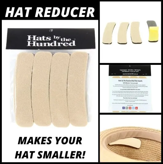 Hat Filler Inserts (4 Pcs) - Hat Reducer -Beige