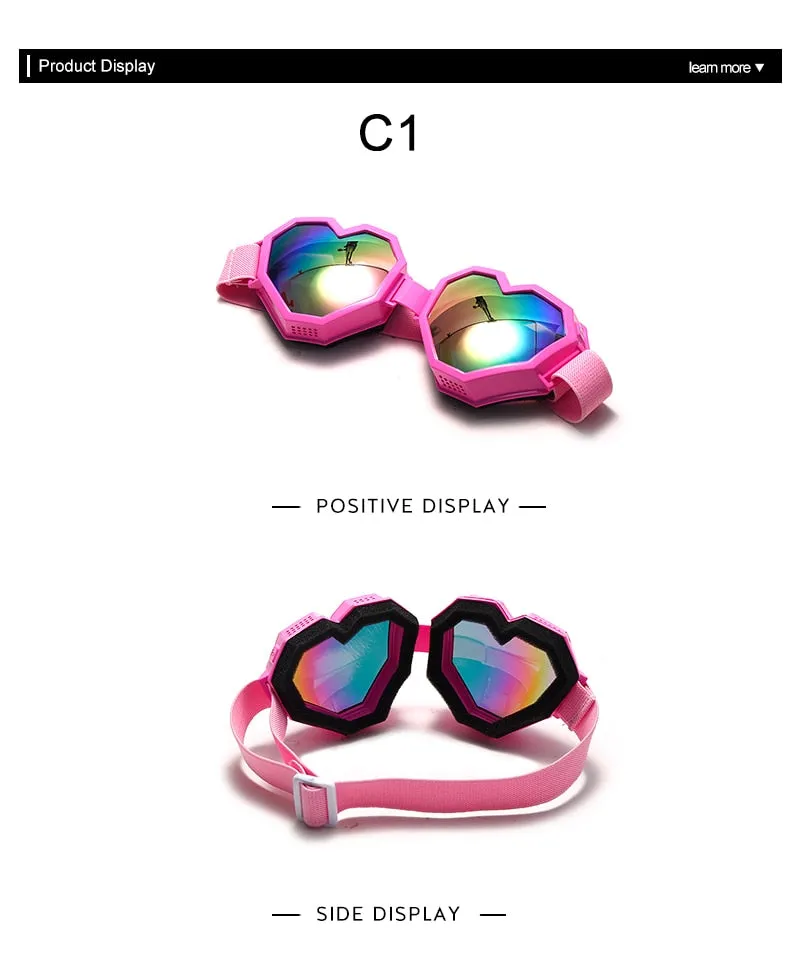 Hearts and Stars Goggles