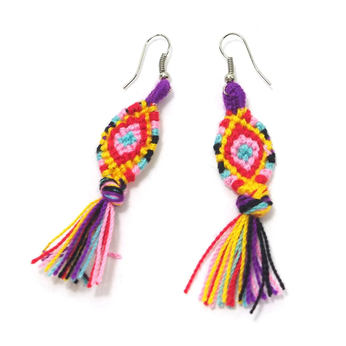 Hilltribe Crocheted Earrings, B