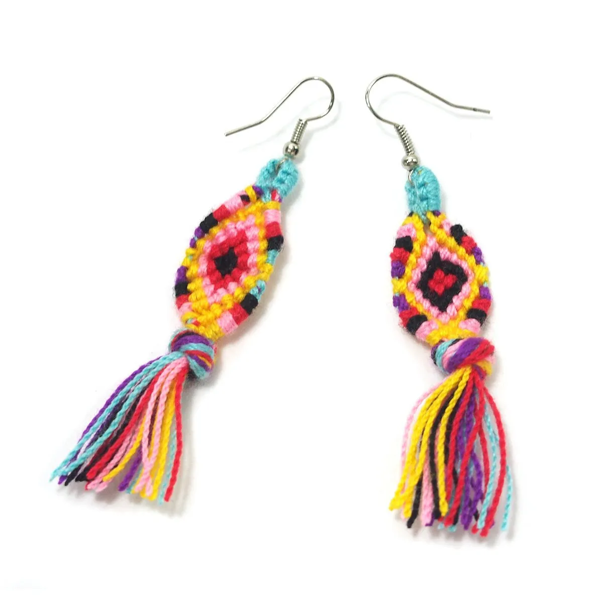 Hilltribe Crocheted Earrings, B