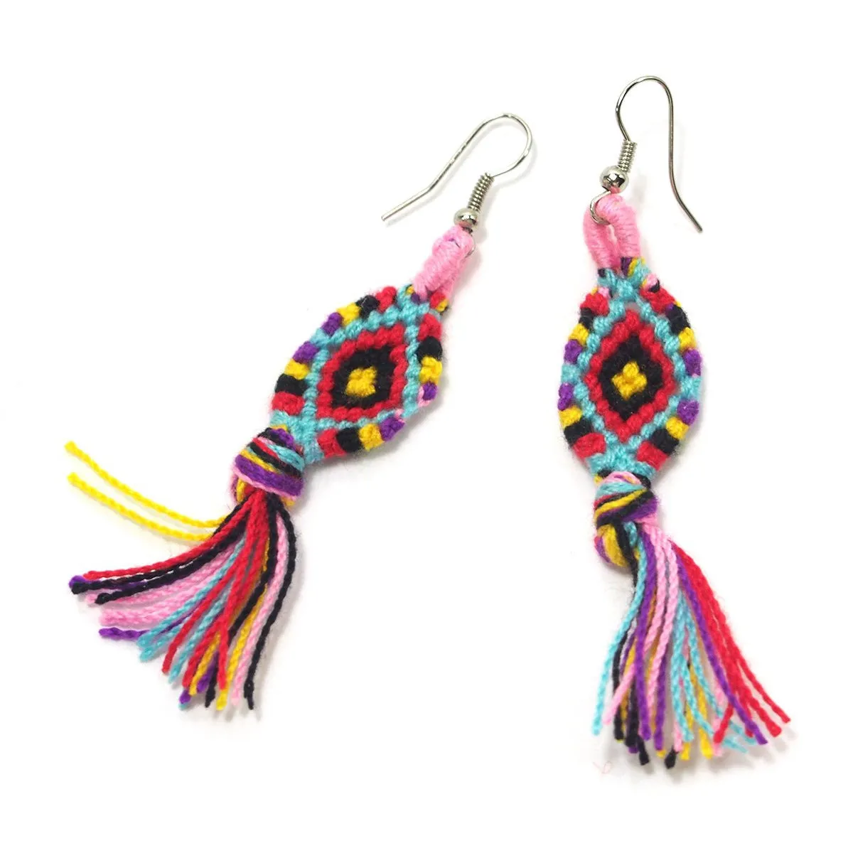 Hilltribe Crocheted Earrings, B