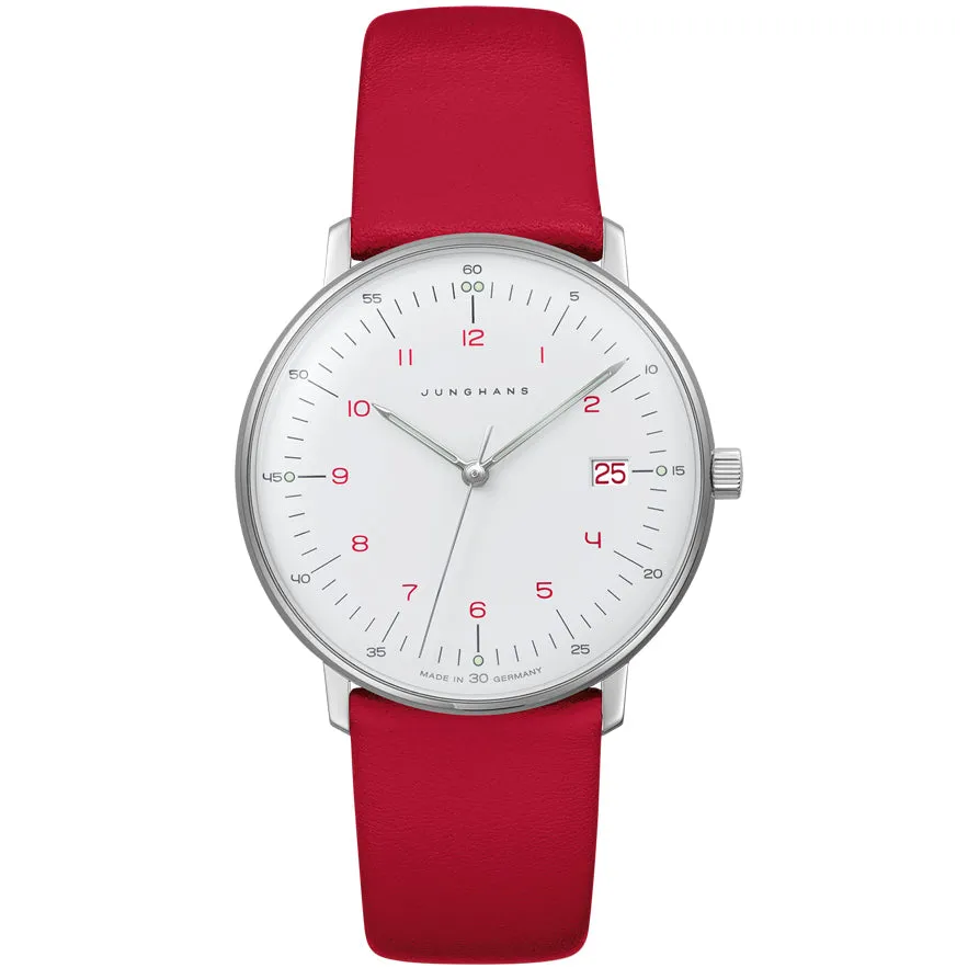 Junghans Max Bill Lady Ladies Red Watch 47/4541.02