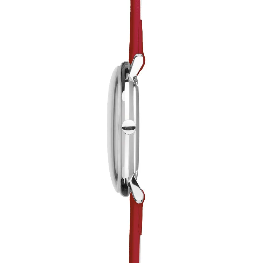 Junghans Max Bill Lady Ladies Red Watch 47/4541.02