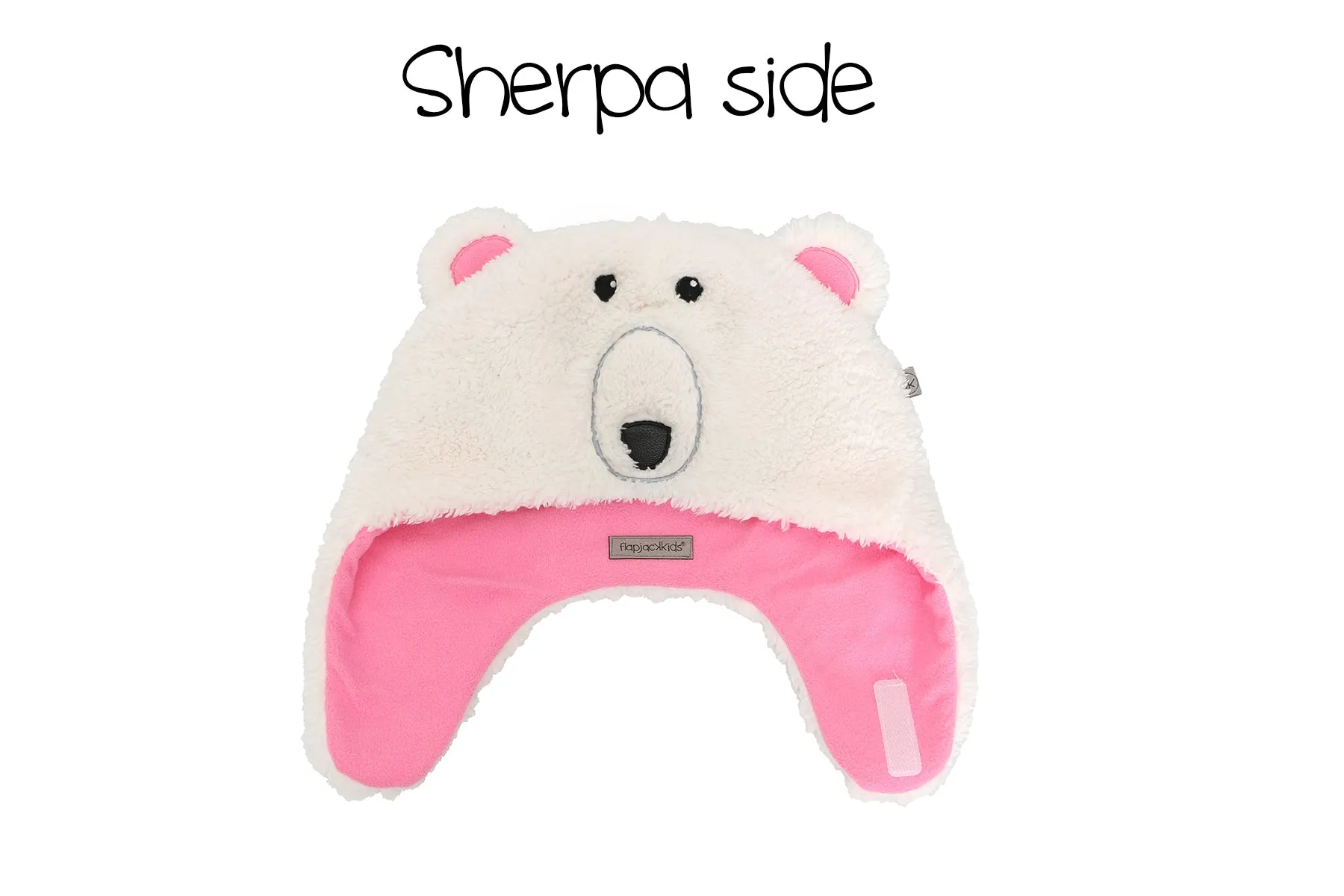 Kids & Baby Reversible Sherpa Hat - Polar Bear & Ski Goggles