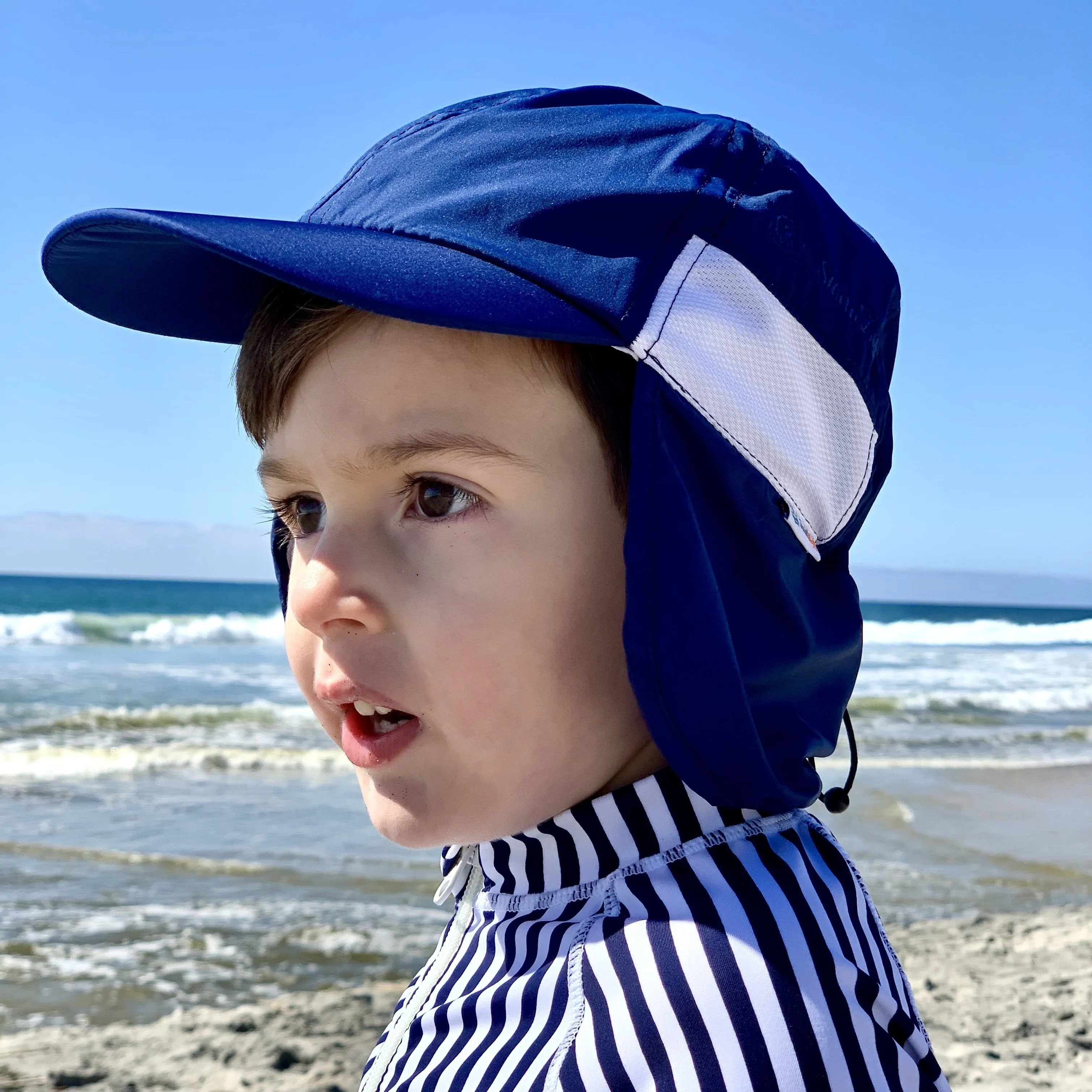 Kids Flap Hat | Navy