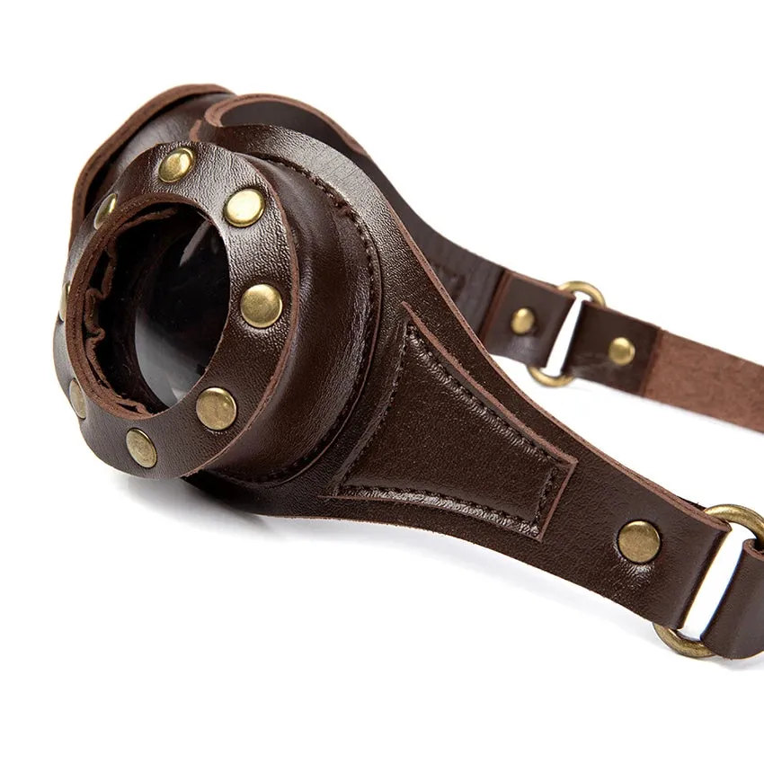 Leather Steampunk Cosplay Goggles