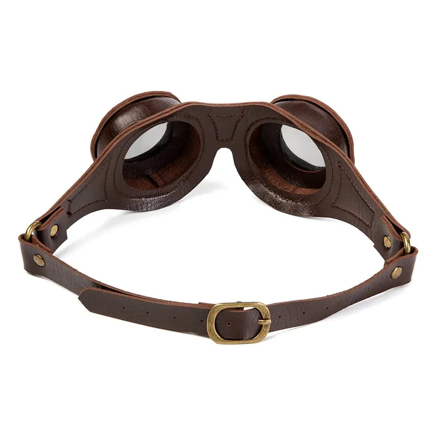 Leather Steampunk Cosplay Goggles