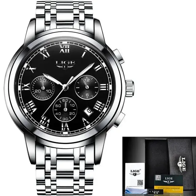 LIGE Men's Sport Quartz Watch