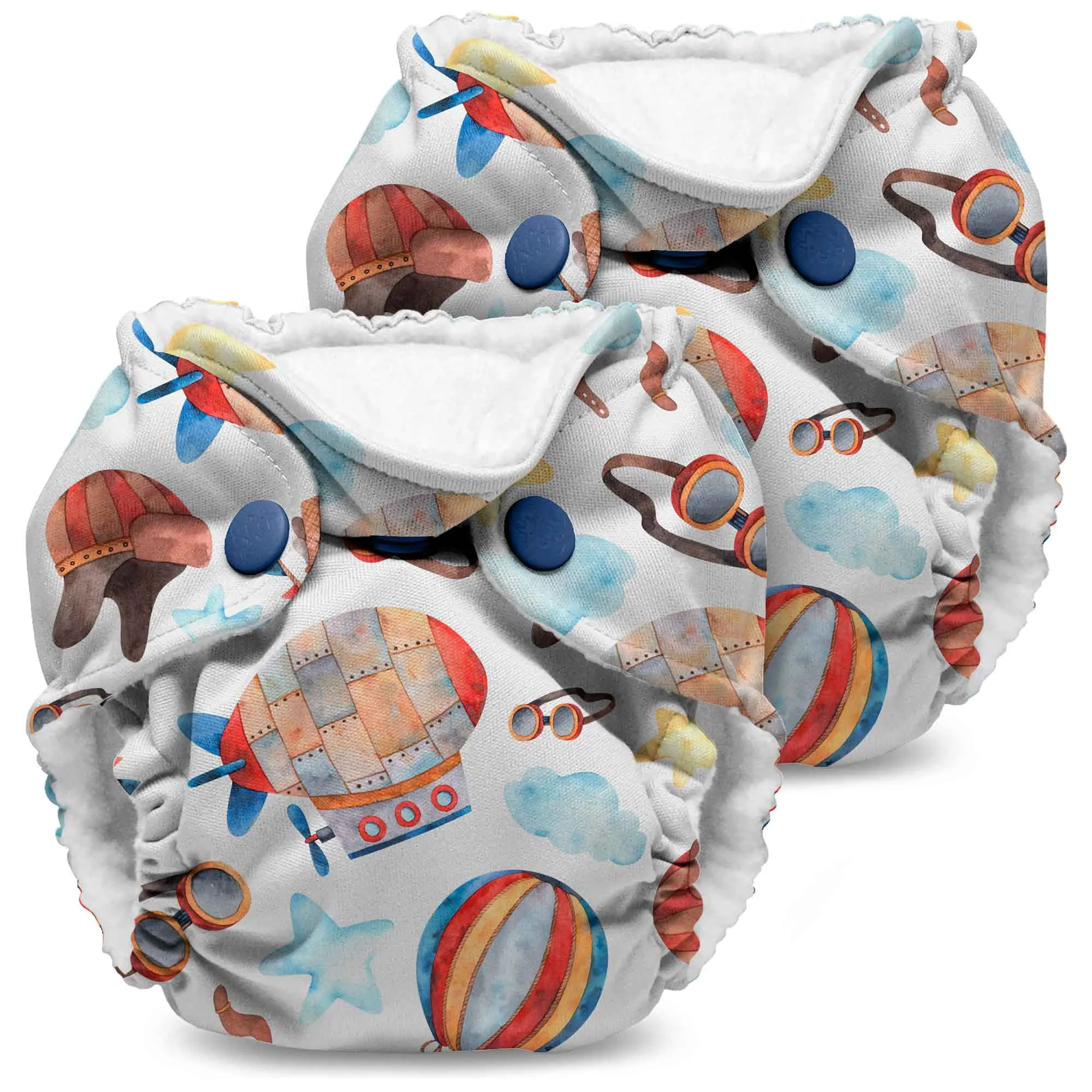 Lil Joey All In One Cloth Diaper (2 pk) - Zeppelin