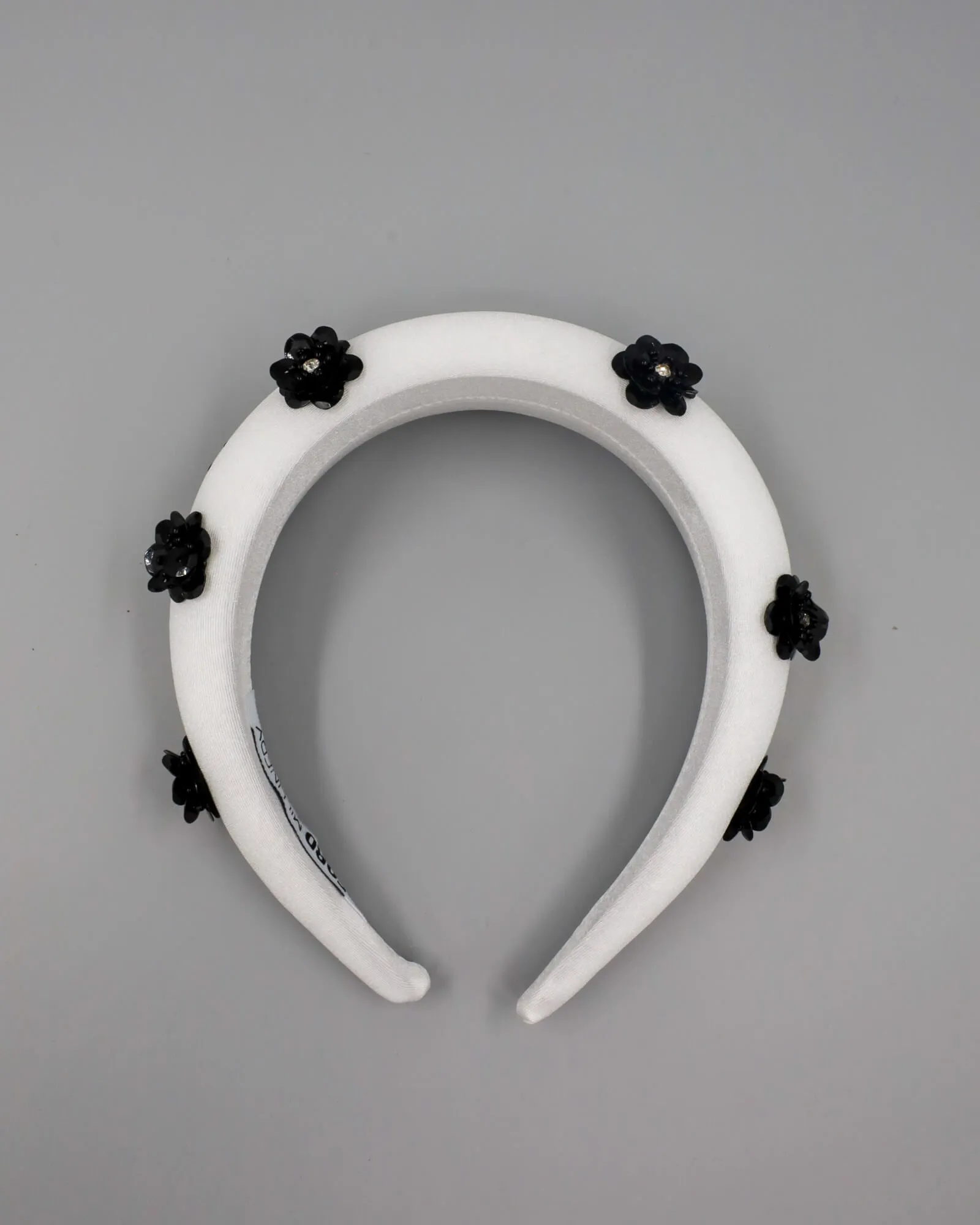 LOTTIE Headpiece (white w/ black)